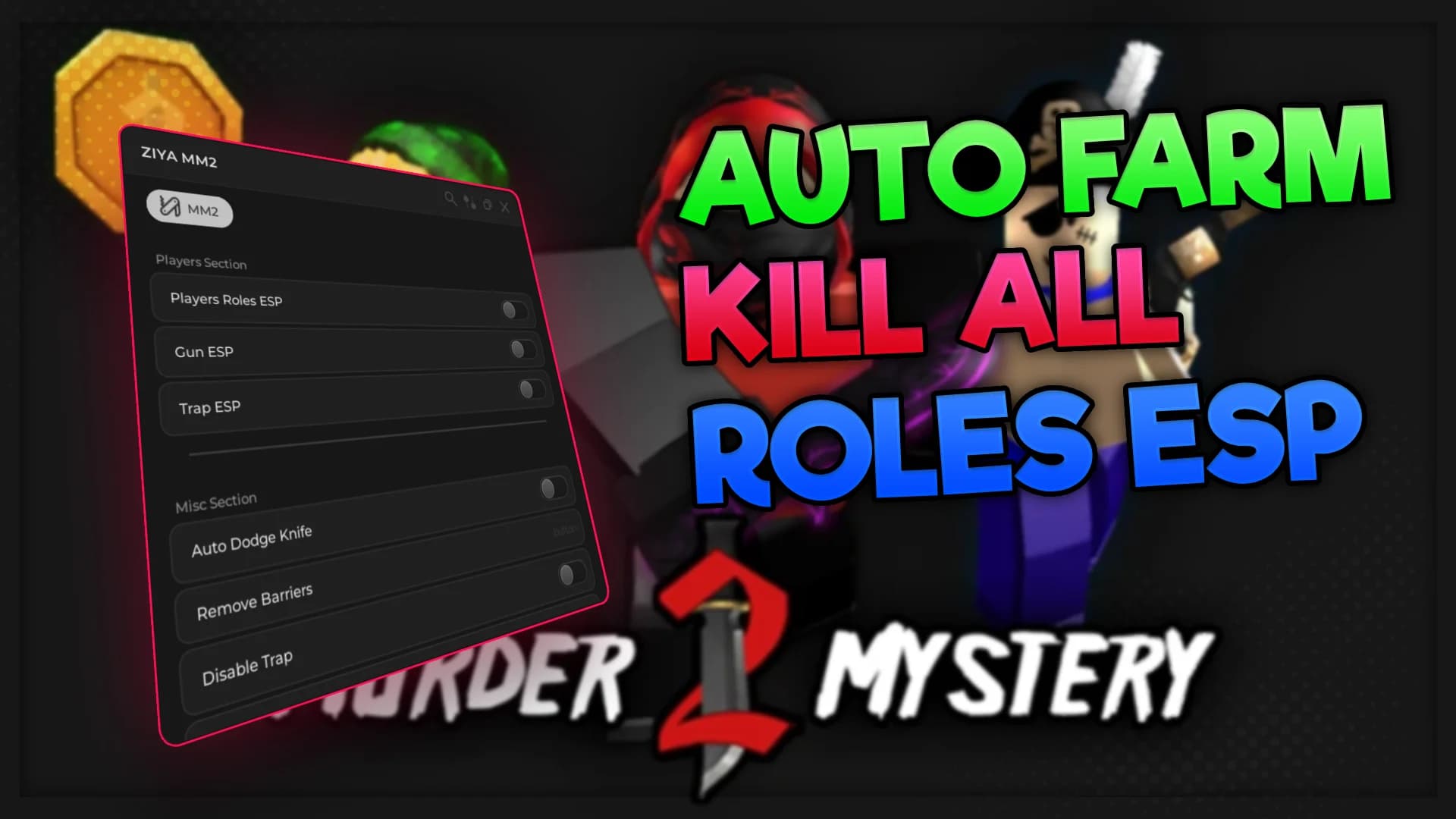 Thumbnail for MM2 SCRIPT AUTOFARM WORKING FOR NEW UPDATE