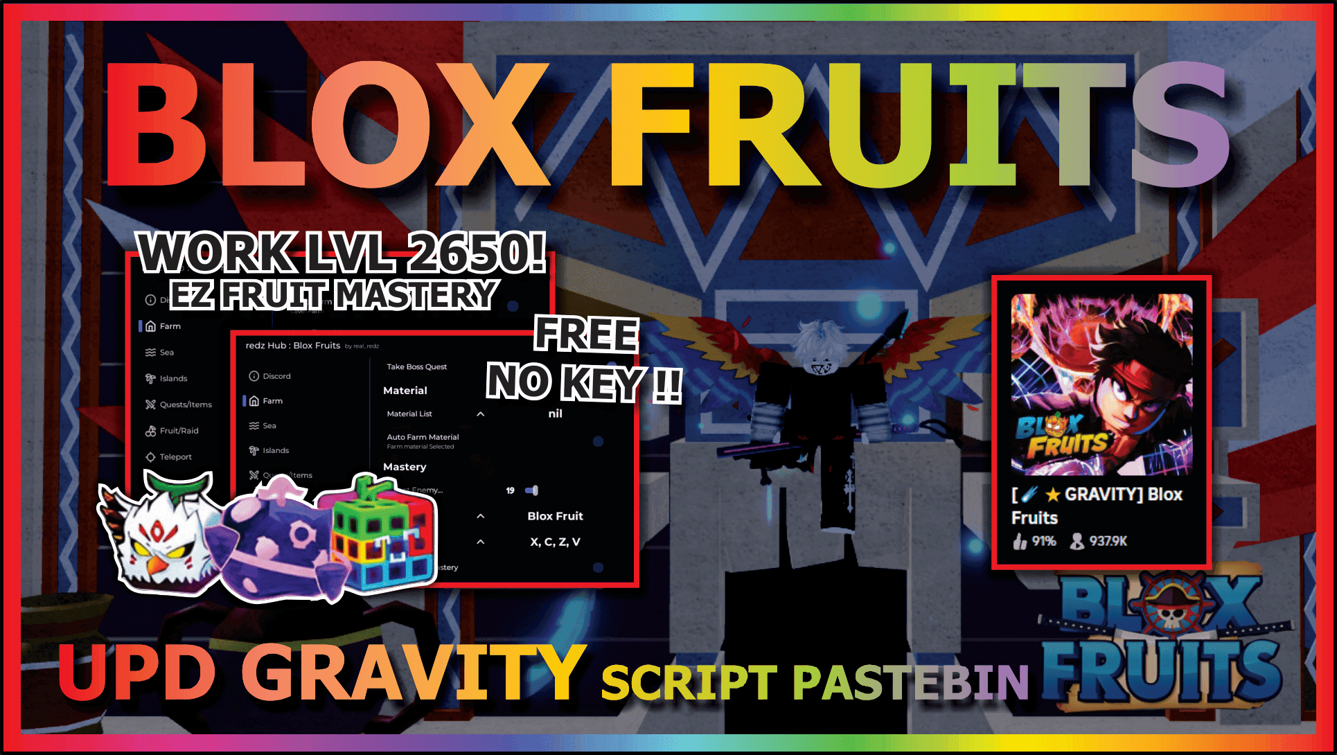 Thumbnail for BLOX FRUITS – REDz Hub 2025