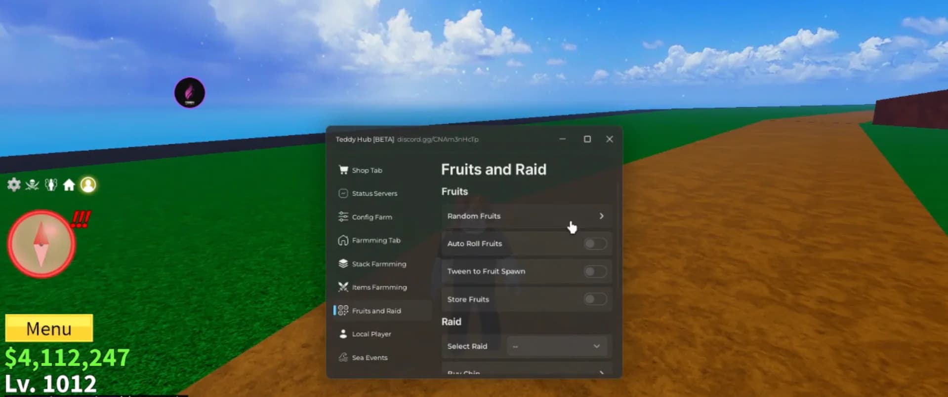Blox Fruits Script | Teddy Hub Auto Farm thumbnail