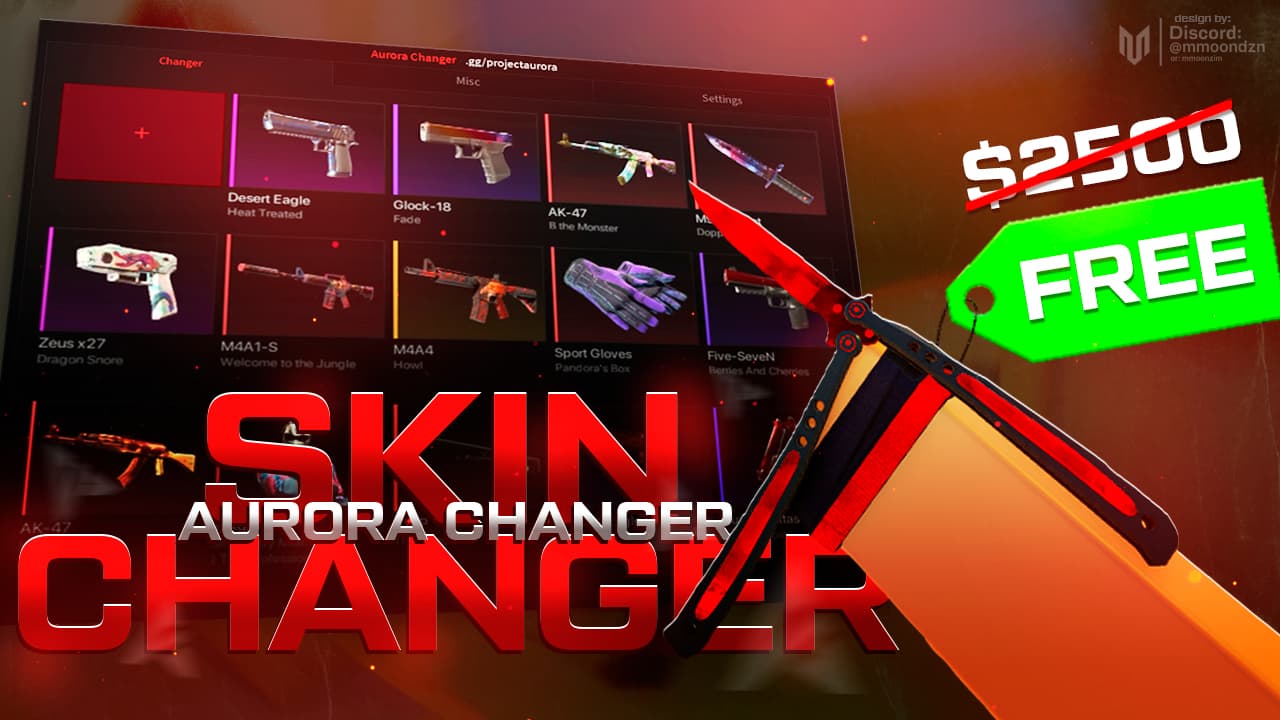 Thumbnail for 🎨 Counter Blox Skin Changer 〡Aurora Changer