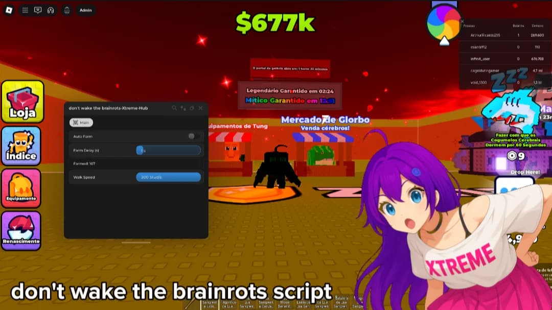 Thumbnail for don't wake the brainrots script Farm Brainrot For value and shitty speed