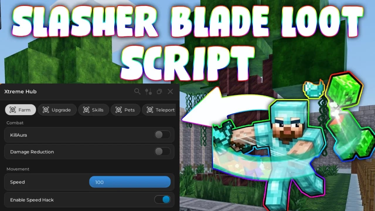🔥 BEST SCRIPT for SLASHER BLADE LOOT! Auto Farm, Auto Spin, Pets & More! thumbnail